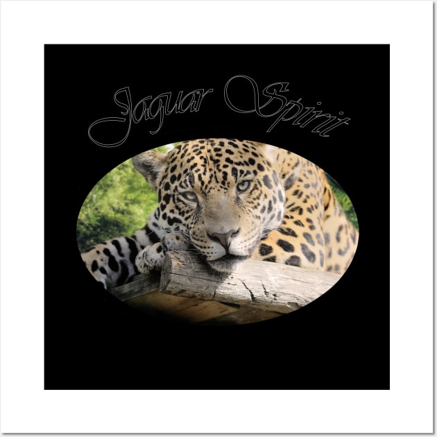 jaguar spirit t-shirt Wall Art by adouniss